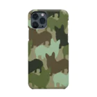 onehappinessのコーギー　迷彩柄 iPhone Smartphone Case