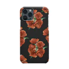 maria_shopのFlower case Ⅰ 【black】 스마트폰 케이스