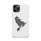 Stierのふりかえり黒柴 Smartphone Case