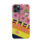 SACHI GRAPHIC ARTSの花札　桜に幕 スマホケース