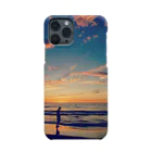 nature_photo SHOPのSunset  Beach Smartphone Case