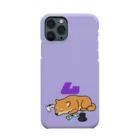 ムネオ@twitch　ファングッズの休憩中の柴犬系実況者　スマホケース（パープル） Smartphone Case