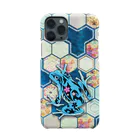 箱庭金魚❀暁姫の桜トライバルアマガエル(ブルー) Smartphone Case