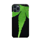CNU Official ShopのiPhone 11 Pro Smartphone Case Leaf in Close Up Design iPhone Smartphone Case