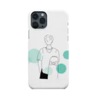 irohaのスケボーイ(水玉) Smartphone Case