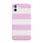 inazuma.co.jpのBorder Stripe (Pink) スマホケース