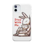 BeachBunnyのうさぎとねこ　Stay With Me Smartphone Case