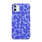 oshi colorの青推し　ヒョウ柄 Smartphone Case