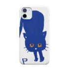 猫(gnp)の黒猫Pのおねだり スマホケース