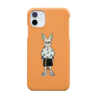 アパレルアニマルのフェネック×柄シャツ Smartphone Case