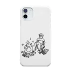 Too fool campers Shop!のたきび01(黒文字) Smartphone Case