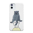 アナログ企画の頭にねこ Smartphone Case