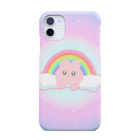 ど～ぶつ大連発のうるうるうさちゃ🌈ゆめかわカラー Smartphone Case