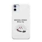 屋台 urukaのMECCHA NEMUI 文鳥 Smartphone Case