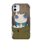 絵の具と女の子の今日も寒いね Smartphone Case