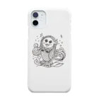 quatre vingt huitのamabieちゅあん-白黒 Smartphone Case