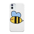 LoveAmooNのへんてこキャラクター はちさんの『びー』🐝💗 スマホケース