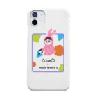 ラビッツマーケット＠音楽メディアの公式グッズのAiueO×ミューラビコラボ（ラビA） Smartphone Case