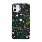 hananoの花野青(ブラック) Smartphone Case