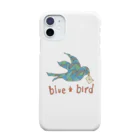 モコモコミュージアムのblue bird Smartphone Case