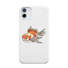 Bear Fish Companyのgold fish 金魚 桜東錦 アメリカン君 Smartphone Case