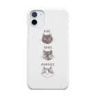 京大ねこサークルCat-Chのスマホケース（あげ・さび・もどき） Smartphone Case