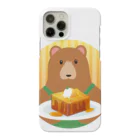 雑貨屋きゅう＠suzuri支店のクマ店長のハニートースト Smartphone Case
