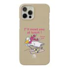 イラスト MONYAAT のあひるのおひるさんのスキーＣ*ブラウン Smartphone Case