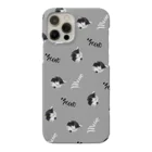 まるいねこのmeow ～白黒猫～ Smartphone Case