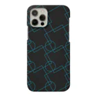 dotmillisのRectCircleRotationBlack スマホケース