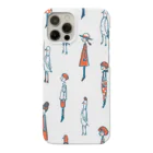 てら ねこグッズのI WISH I WERE A BIRD.白 iPhone Smartphone Case