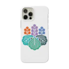 色重ね家紋／colorful_kamonの032［色重ね家紋］五七桐 Smartphone Case