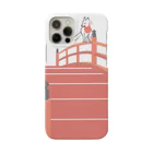 Amiの狐の手毬唄 太鼓橋と狛狐 Smartphone Case