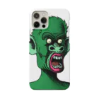 れいしょうのSUZURIのNFT風の猿 ~Monkey Face Is Scary~ Smartphone Case