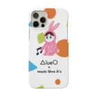 ラビッツマーケット＠音楽メディアの公式グッズのAiueO×ミューラビコラボ（ラビB） スマホケース