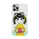 えもこ🎨 Emoco Ch.のリンゴを持った女の子 Smartphone Case