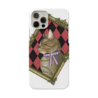 CLOSHの額縁の中の猫【赤と黒】 Smartphone Case