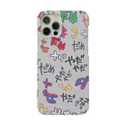 イラストレーター yasijunのダメやだ！スマートフォンケース(薄紫） Smartphone Case