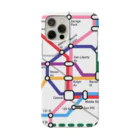 柴トレ工房の路線図（Metro風） スマホケース