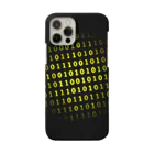 DograveのBinary Number phone case Yellow Smartphone Case