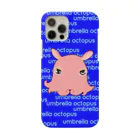 LalaHangeulのumbrella octopus(めんだこ) 英語バージョン② iPhone Smartphone Case