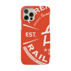 PoooompadoooourのRailroads エンブレムロゴ 赤_グランジ Smartphone Case