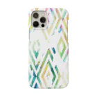 Channu's shopのColorful Watercolor (rhombus) Smartphone Case