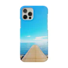 ねこまくらの佐渡島・佐和田海岸の桟橋 Smartphone Case