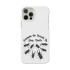 Beejouxのクワガタが大好きだ(ブラックデザイン) Smartphone Case