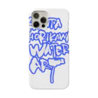 ウォーターアート®︎ 堀川玄太のロゴ3（縁青） Smartphone Case