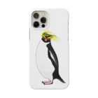 LalaHangeulの　風に吹かれるイワトビペンギンさん(文字無しバージョン Smartphone Case