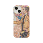 SONOTENI-ARTの025-001　ポール・シニャック　『フェリックス・フェネオンの肖像』　スマホケース　表側面印刷　iPhone 13mini/12mini専用デザイン　SC2 iPhone Smartphone Case