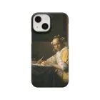 SONOTENI-ARTの008-009　フェルメール　『手紙を書く女』　スマホケース　表側面印刷　iPhone 13mini/12mini専用デザイン　SC2 iPhone Smartphone Case