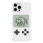 ハナイとトンのドット絵の猫（液晶ボタン付・威嚇） Smartphone Case